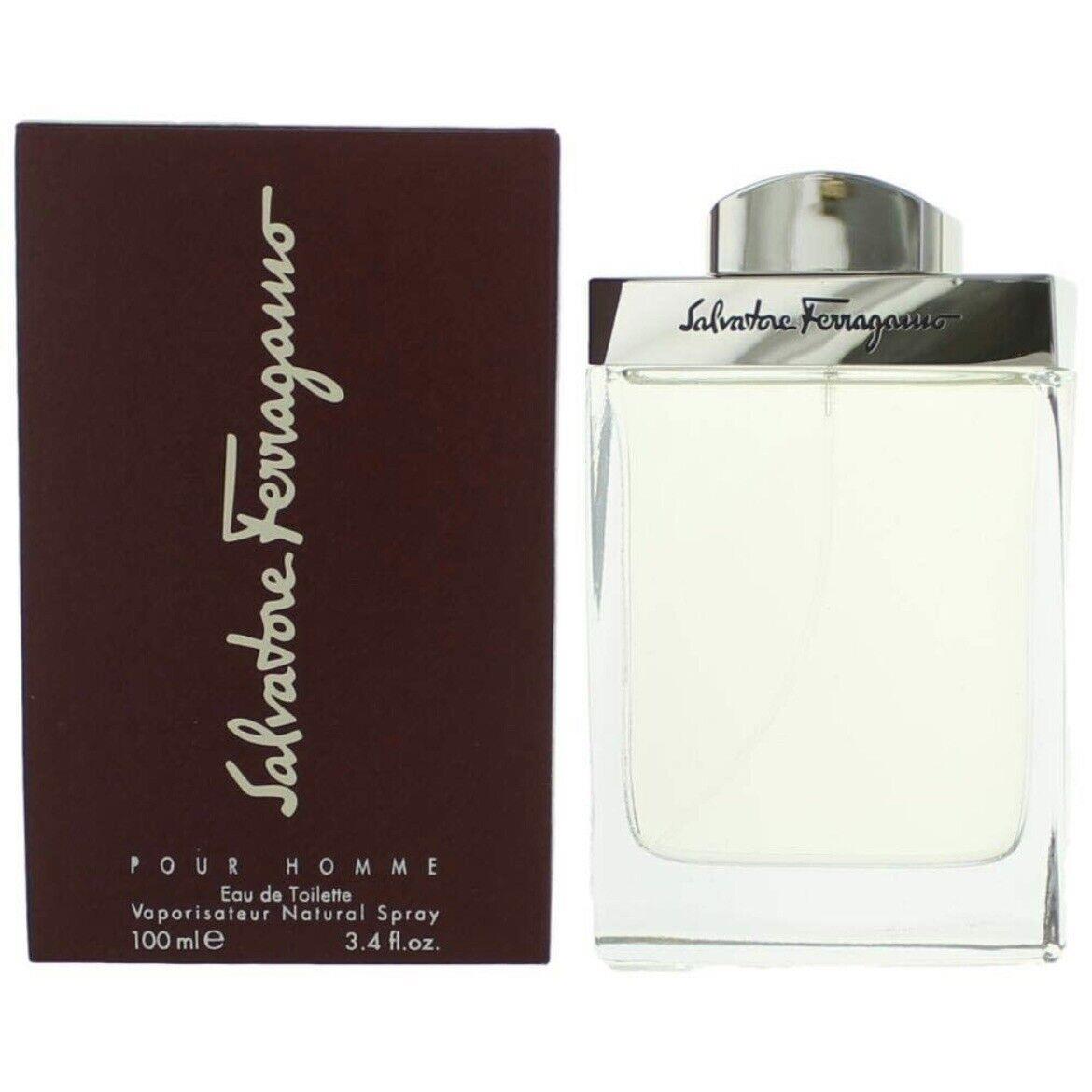 Salvatore Ferragamo Parfums Eau De Toilette Fresh Natural Spray Cologne 3.4 Oz