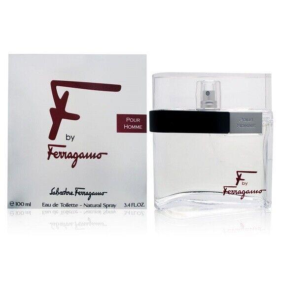 F BY Ferragamo Pour Homme by Salvatore Ferragamo 3.4 oz Edt Men Cologne Spray