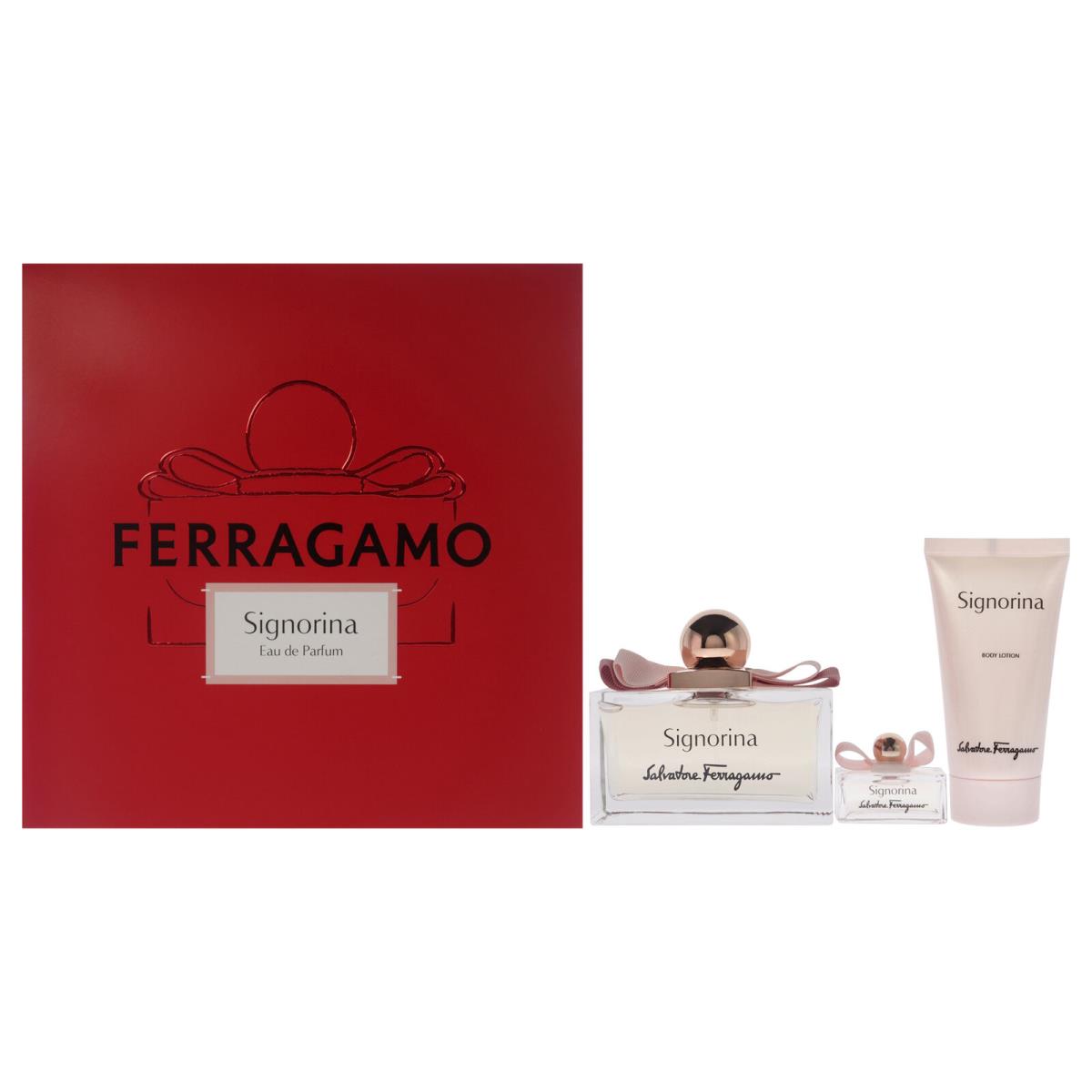 Signorina by Salvatore Ferragamo For Women - 3 Pc Gift Set