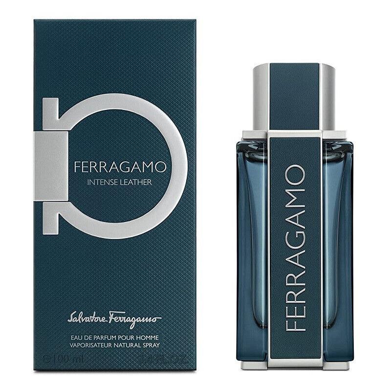 Salvatore Ferragamo Intense Leather Men 3.4 oz 100 ml Eau De Parfum Spray