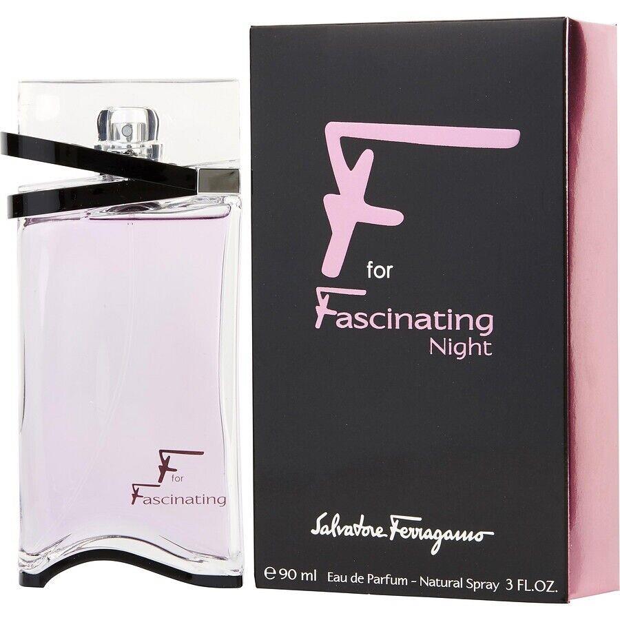 F For Fascinating Night by Salvatore Ferragamo 3.0 Fl oz Edp Spray For Women