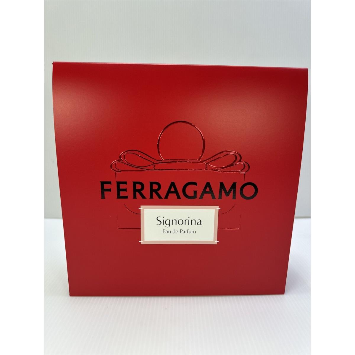 Signorina Salvatore Ferragamo 3.4 OZ Edp Gift Set 3 Pcs Fast