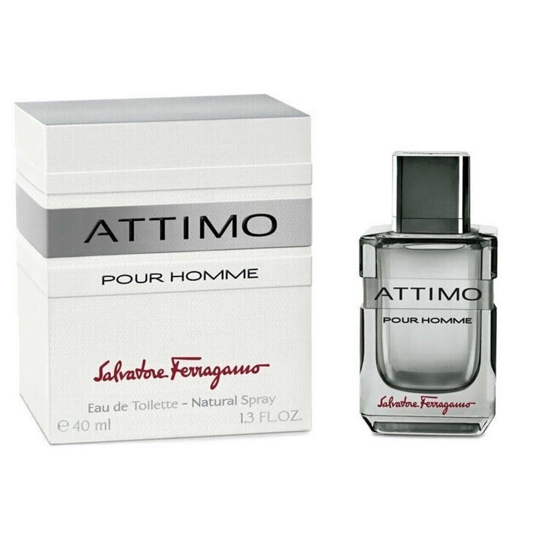 Attimo 1.3 OZ Eau DE Toilette Spray Salvatore Ferragamo Men Cologne 40ML