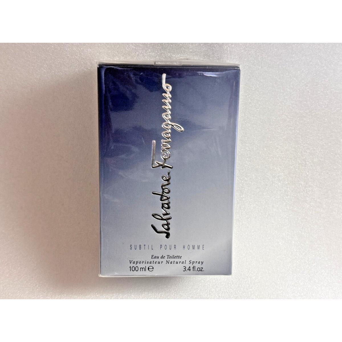 Salvatore Ferragamo Subtil Pour Homme 3.4 oz Eau De Toilette Spray