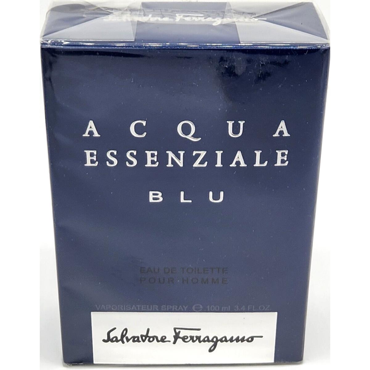 Acqua Essenziale Blu Men By Salvatore Ferragamo Eau de Toilette Spray 3.4 fl oz