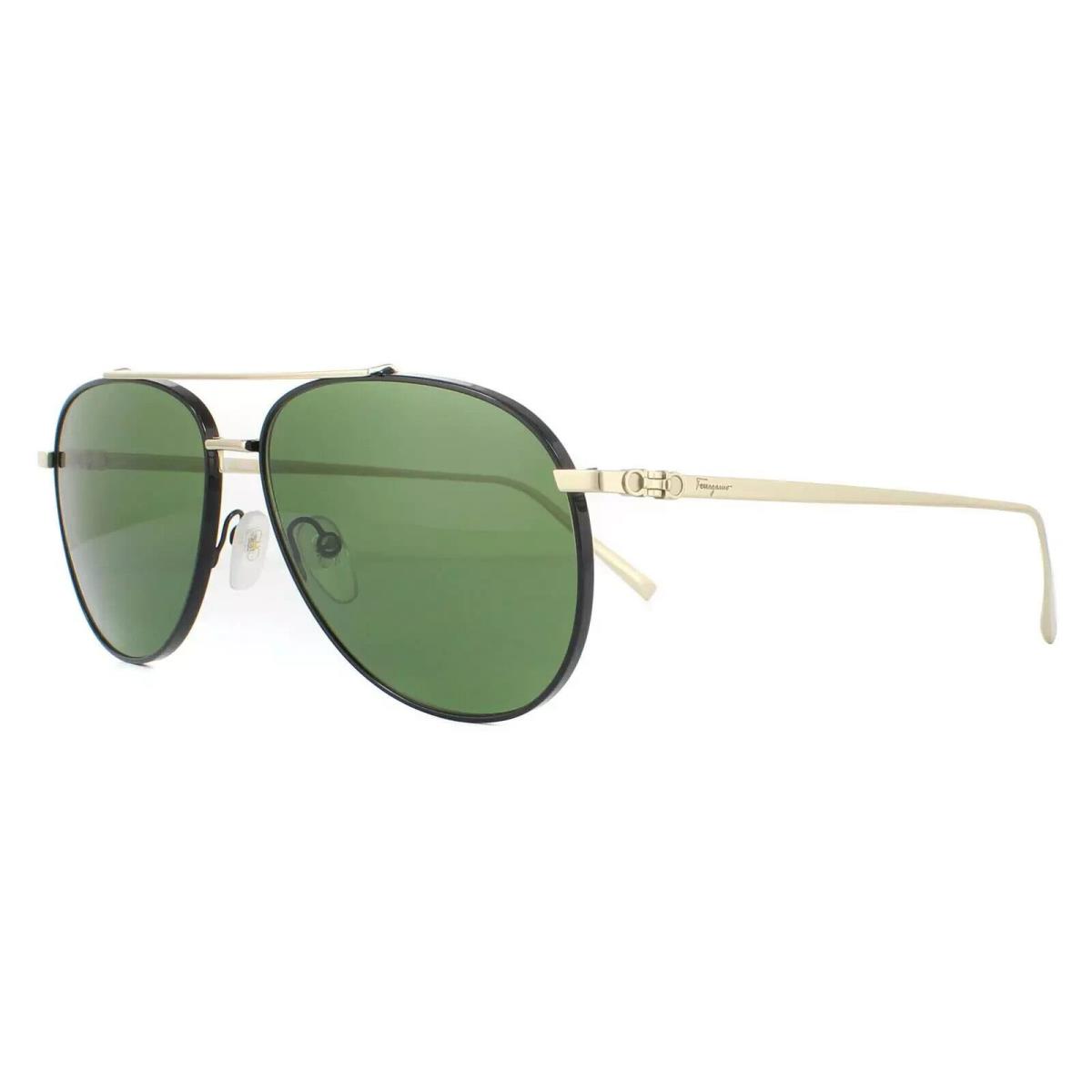 Salvatore Ferragamo Sunglasses 0SF201S 733 60 Gold Green