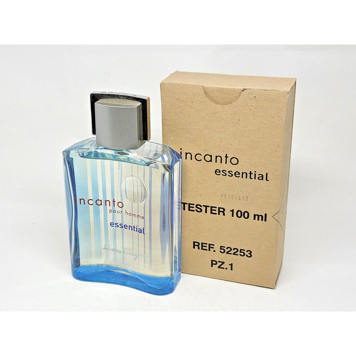 Salvatore Ferragamo Incanto Essential Homme Edt Spray 100ml 3.4 Oz T Boxed