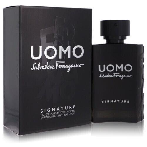 Uomo Signature by Salvatore Ferragamo 3.4 oz Edp Spray For Men Box