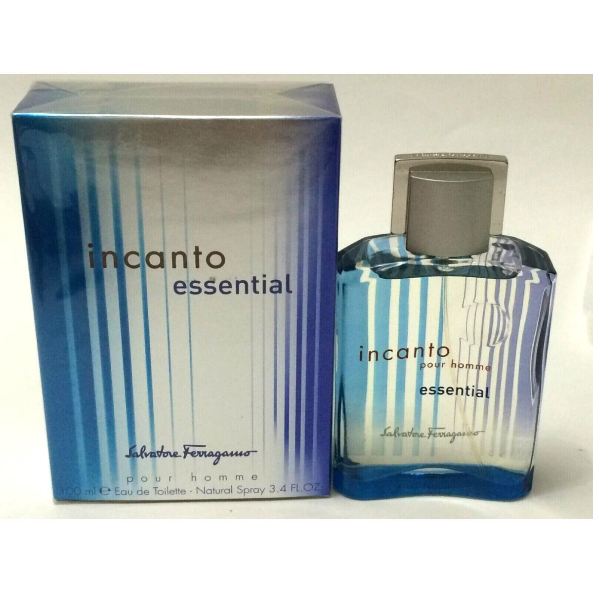 Incanto Essential Pour Homme By Salvatore Ferragamo Cologne Men 3.4oz Edt Spray