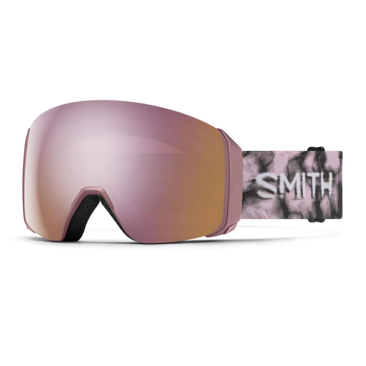 Smith 4D Mag XL Snow Goggles Dusk Portal Frame Chromapop Everyday Rose Gold Mi - Frame: Dusk Portal, Lens: Everyday Rose Gold Mirror