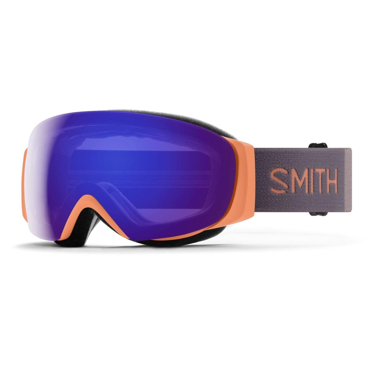 Smith I/o Mag S Snow Goggles Arctic Apricot Frame Chromapop Everyday Violet Mi - Frame: Arctic Apricot, Lens: Everyday Violet Mirror