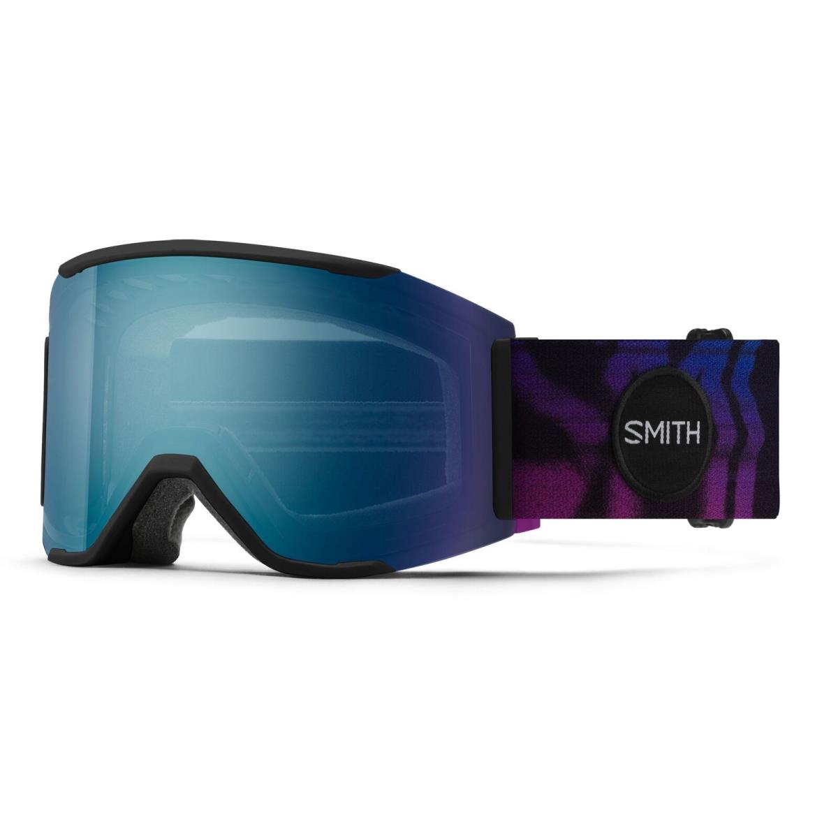 Smith Squad Mag Snow Goggles Copy Cat Frame Chromapop Everyday Blue Mirror Len