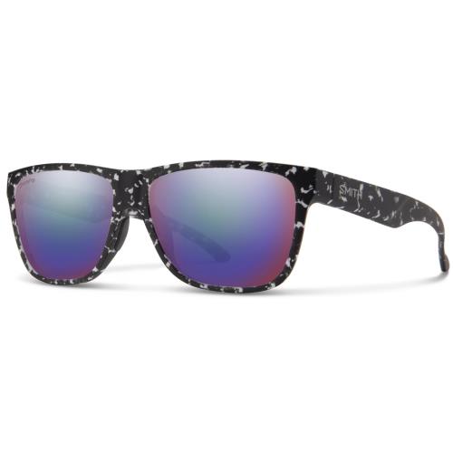 Smith Lowdown XL2 Sunglasses-matte Black Marble-chromapop Violet Polarized