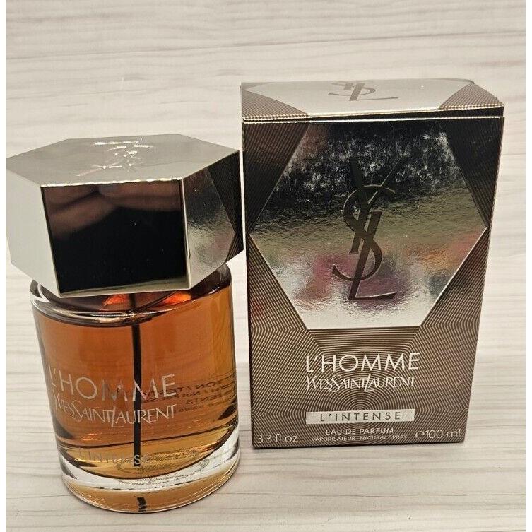 Yves Saint Laurent Ysl L`homme L`intense Eau De Parfum 100mL-3.3oz Vintage 2016 Batch 38N001