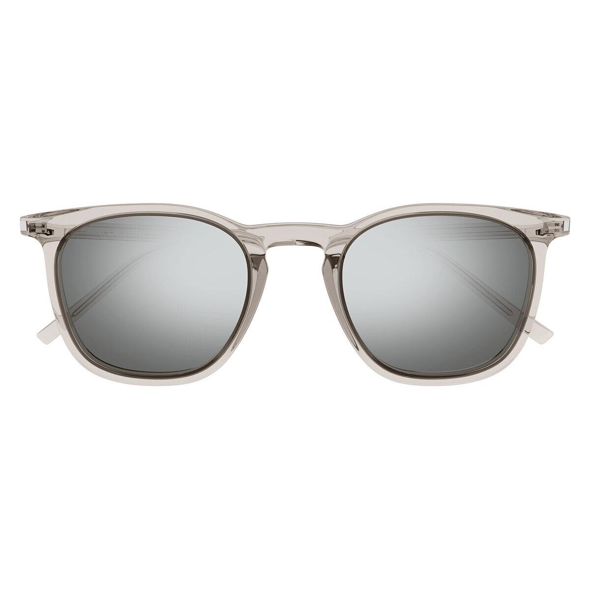 Saint Laurent SL 623 Sunglasses Men Beige 49mm