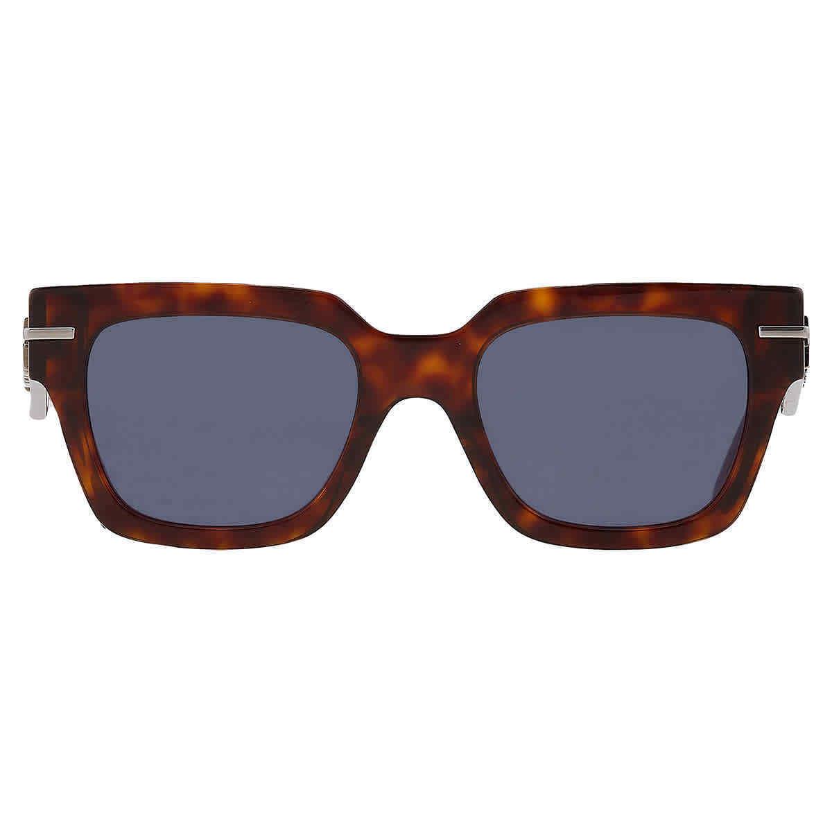 Fendi Blue Square Men`s Sunglasses FE40078I 53V 51 FE40078I 53V 51