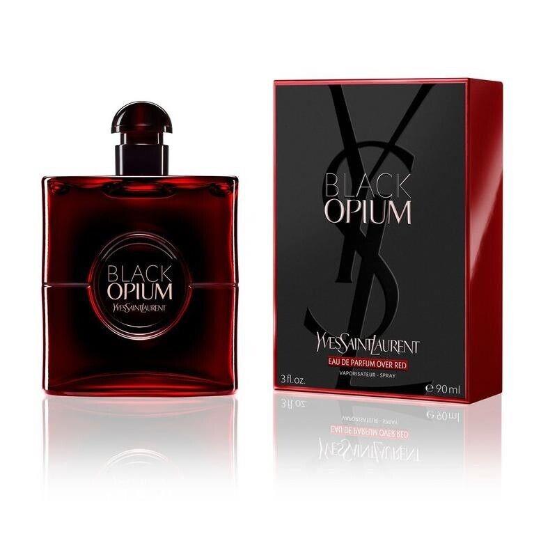 Black Opium by Yves Saint Laurent 3oz Edp Over Red For Women Box