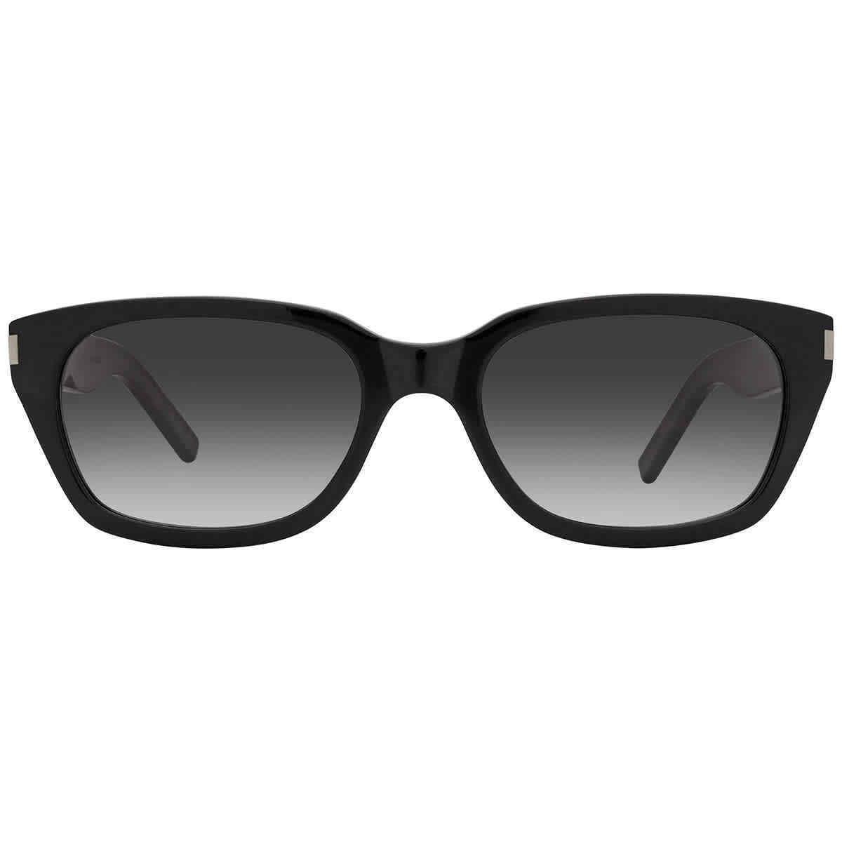 Saint Laurent Grey Gradient Rectangular Unisex Sunglasses SL 522 001 54