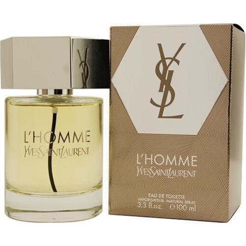 L`homme Yves Saint Laurent For Men 3.3 oz Eau de Toilette Spray Older Version