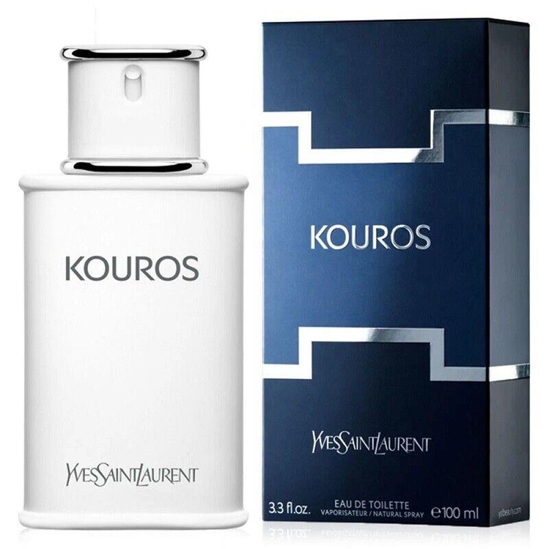 Kouros Yves Saint Laurent Men 3.3 3.4 oz 100 ml Eau De Toilette Spray