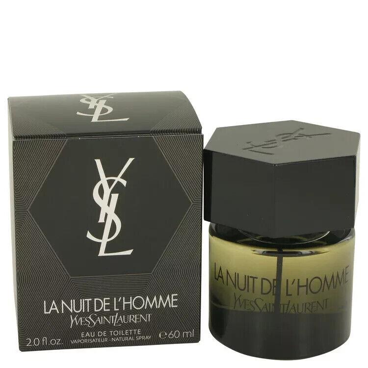 La Nuit De L`homme by Yves Saint Laurent Edt Spray 2 oz 60 m For Men Sealed