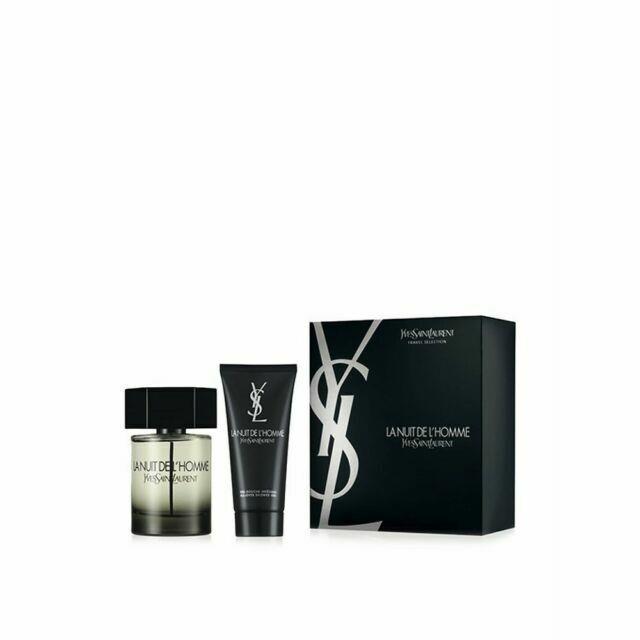 Yves Saint Laurent La Nuit De L`homme Set By Ysl 3.4 Edt Spray + 1.7 Shower Gel