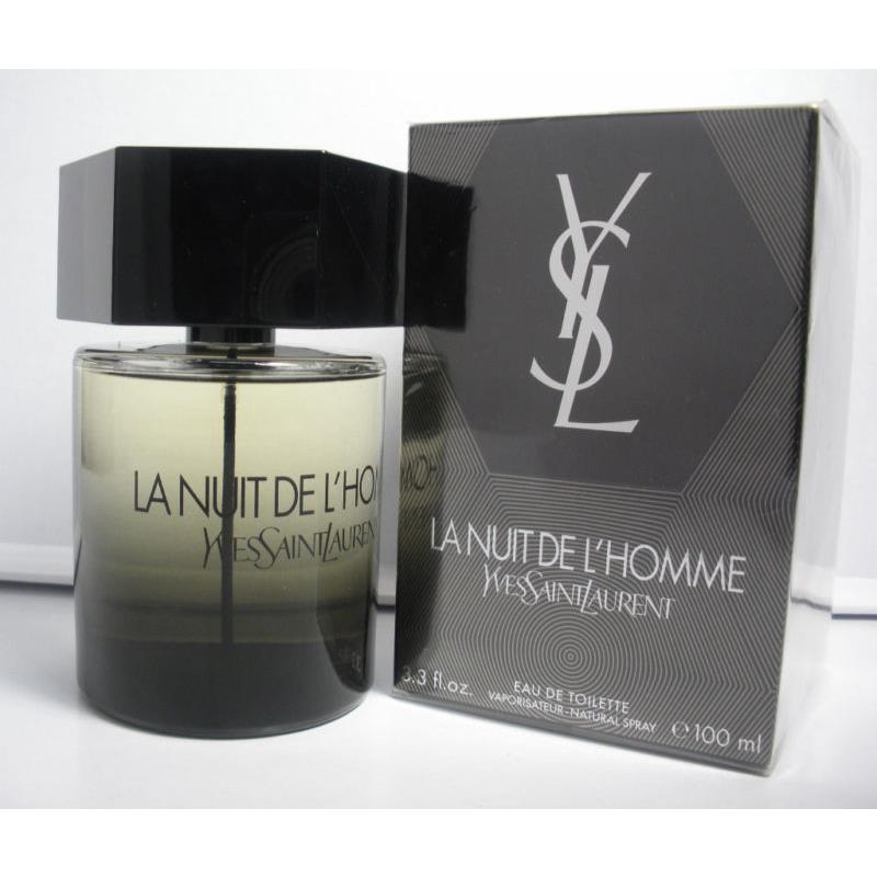 Yves Saint Laurent LA Nuit DE L`homme BY Ysl 3.3/3.4 OZ Edt Spray For Men