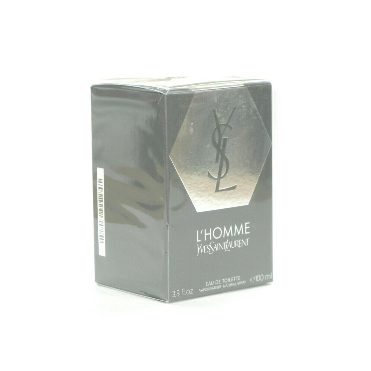 Ysl Yves Saint Laurent L`homme 3.3 oz / 100ml Eau de Toilette Spray Edt For Men