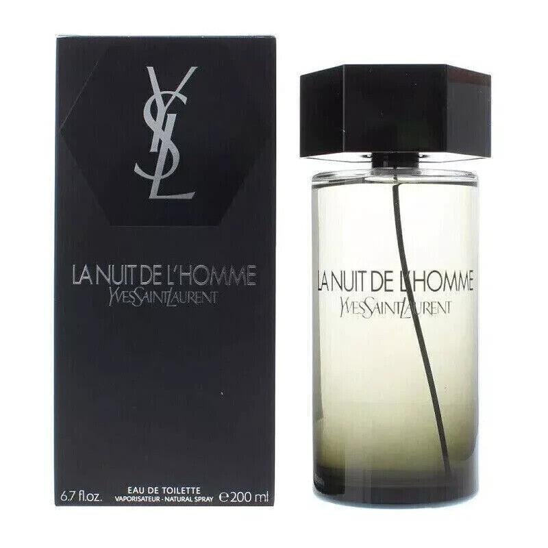 Ysl L`homme La Nuit By Yves Saint Laurent Men 6.7 oz 200 ml Edt Spray