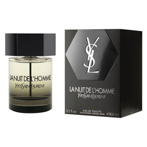 Yves Saint Laurent La Nuit De L`homme by Ysl 3.3 oz Edt For Men Box