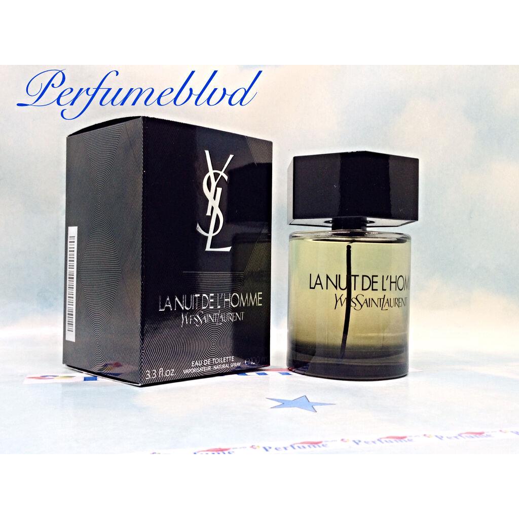 Yves Saint Laurent LA Nuit DE L`homme 3.3 Fl.oz 100 ML Eau DE Toilette Spray Men