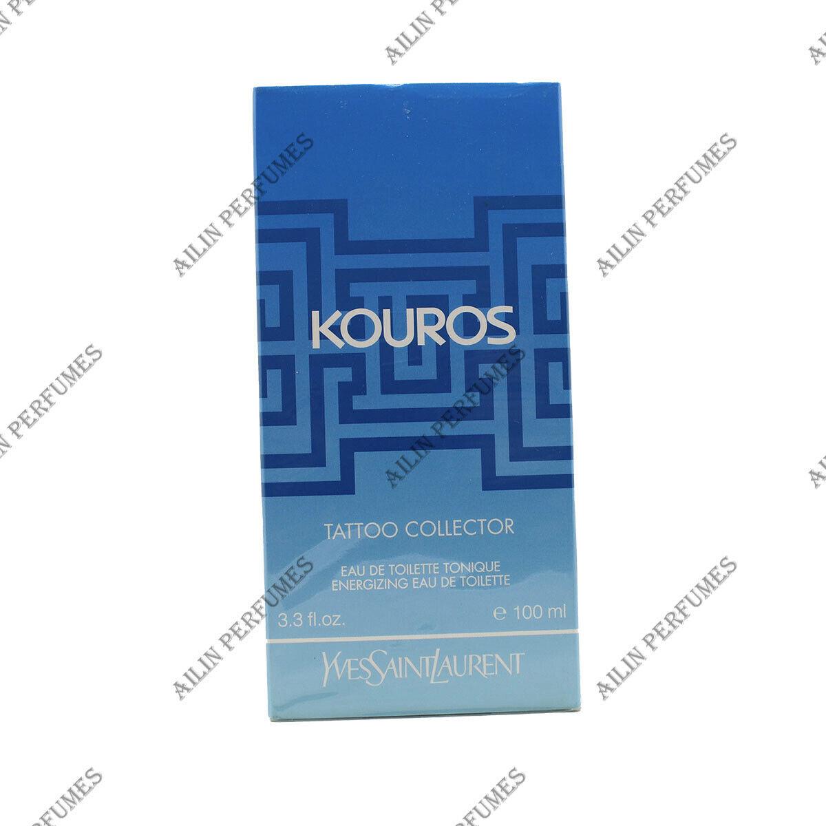 Kouros Tattoo Collector by Yves Saint Laurent 3.4 oz 100 ml Edt Spray Men