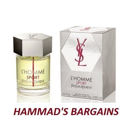 Ysl L`homme Sport BY Yves Saint Laurent Edt 3.3 OZ / 100 ML For Men