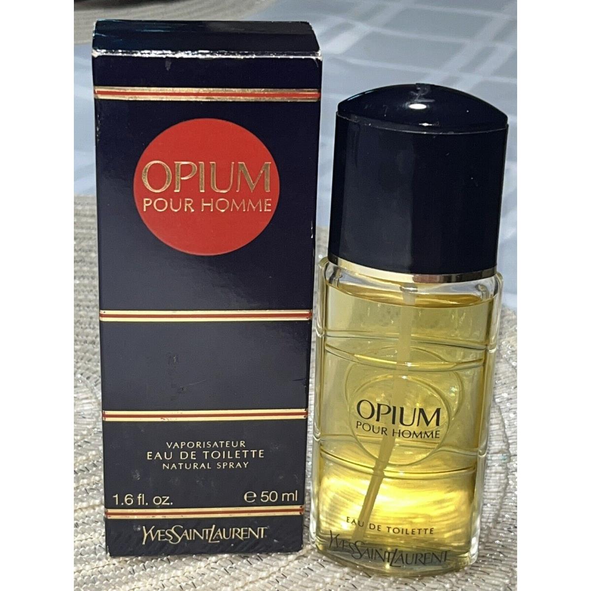 Vintage Opium Pour Homme Yves Saint Laurent Eau de Toilette Spray 1.6 Fl. oz