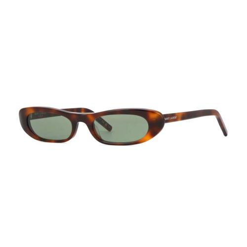 Saint Laurent SL 557 Shade Havana/green 002 Sunglasses