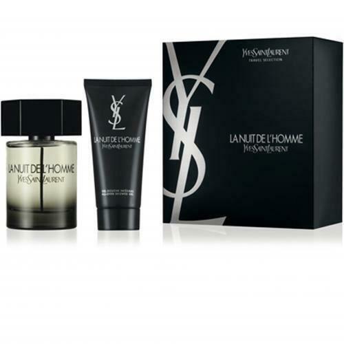 Yves Saint Laurent La Nuit de L`homme Ysl Gift Set 3.3 oz Edt + Shower Gel