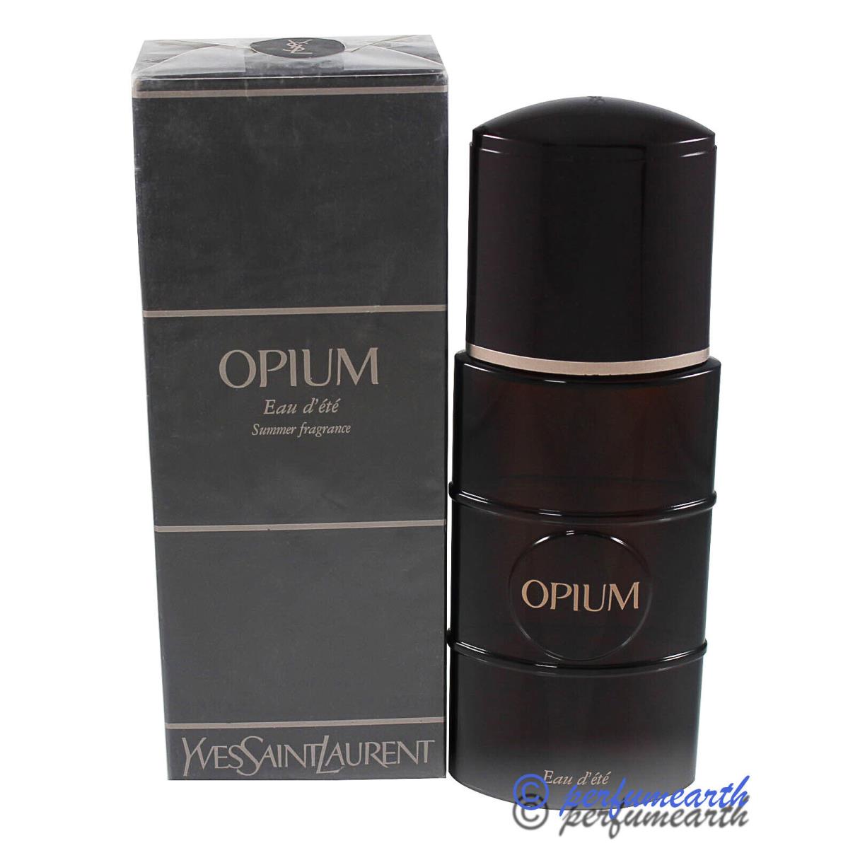 Yves Saint Laurent Opium Eau D`ete Summer Spray By Ysl 3.4/3.3 oz Women In Black Box