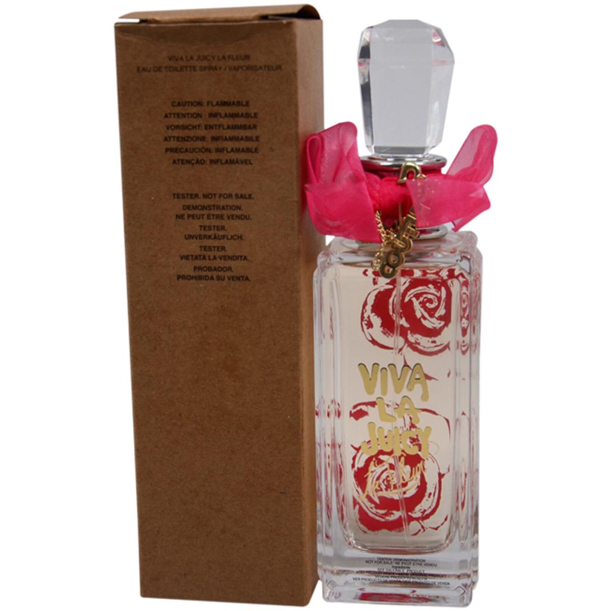 Yves Saint Laurent 3 Pack Viva La Juicy La Fleur by Juicy Couture For Women-5 oz Edt Spray Tester