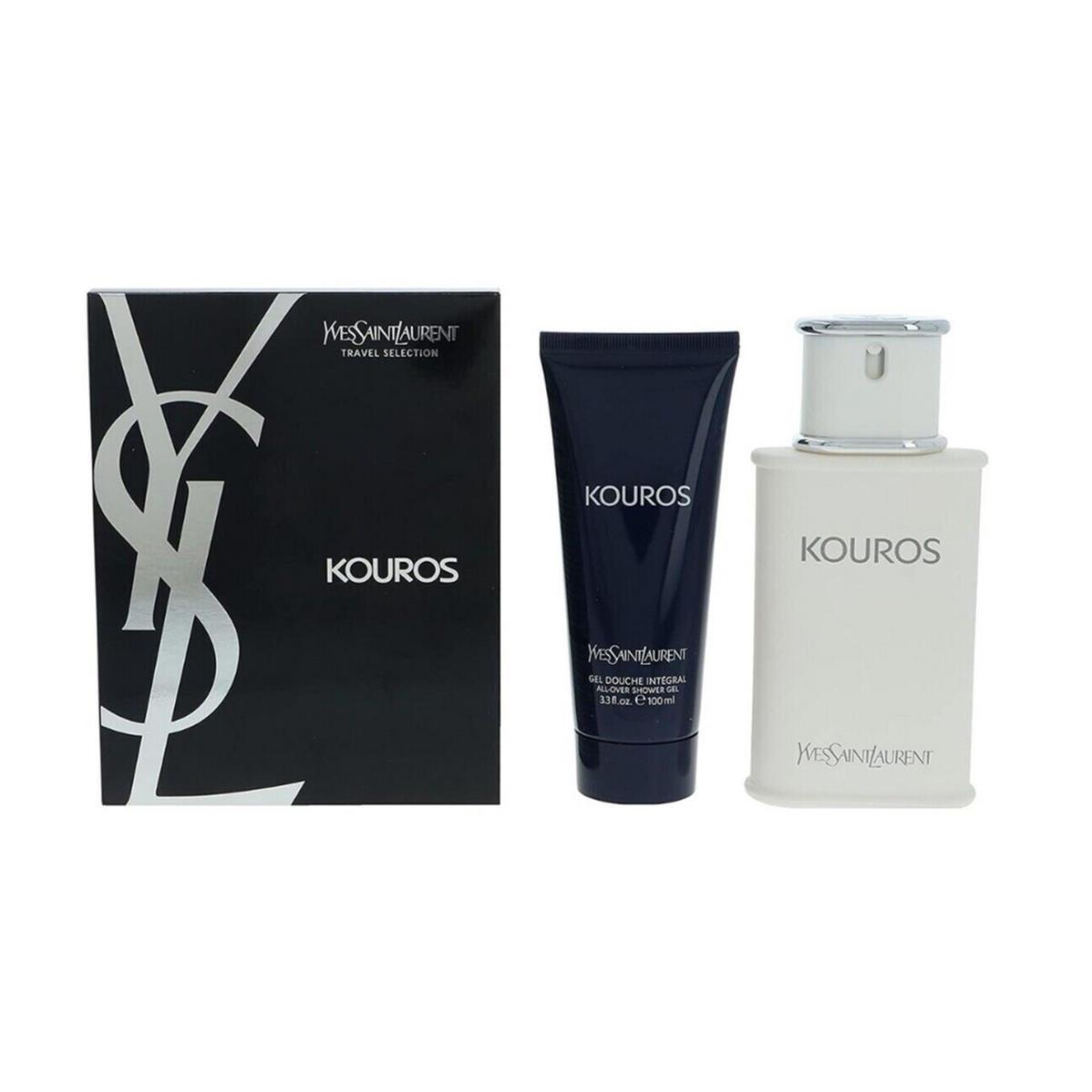 Yves Saint Laurent Kouros by Ysl Eau De Toilette Spray Men 3.3oz 2pc