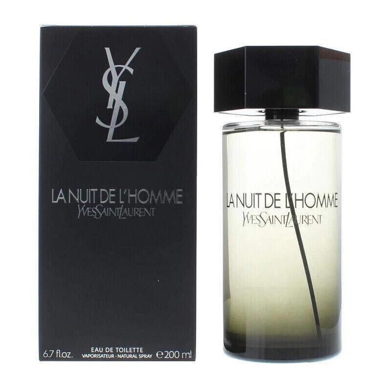 LA Nuit DE L`homme Yves Saint Laurent Men 6.7 oz 200 ml Edt Spray