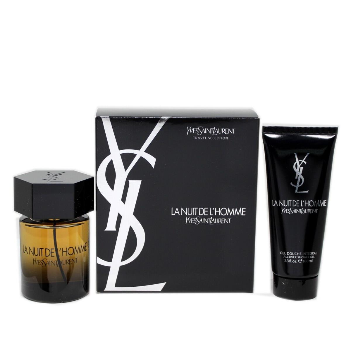 Yves Saint Laurent LA Nuit DE L`homme 2 Piece Set Eau DE Toilette Spray 100ML