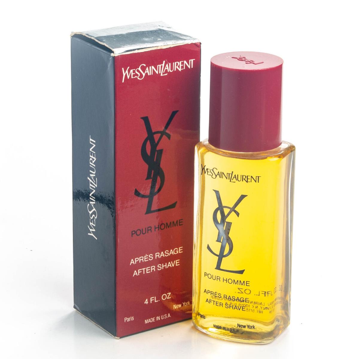 Yves Saint Laurent Pour Homme After Shave 4OZ Vintage Ysl Aftershave For Men