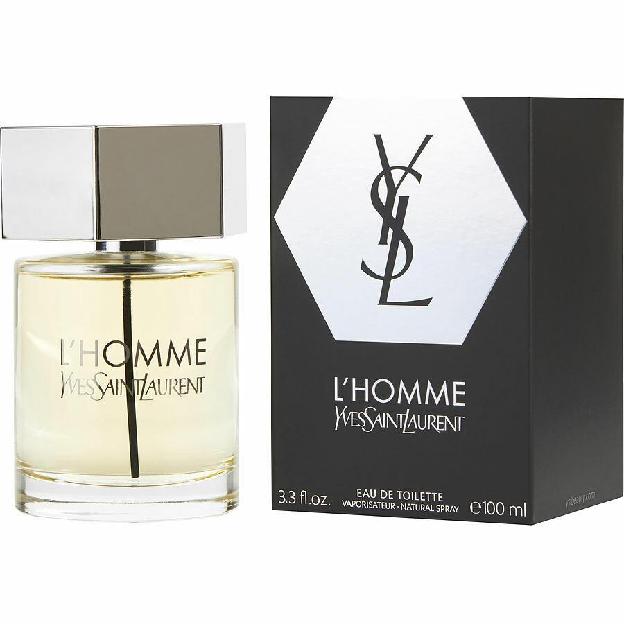 Yves Saint Laurent L`homme Eau DE Toilette Spray Men 3.3 Oz / 100 ml