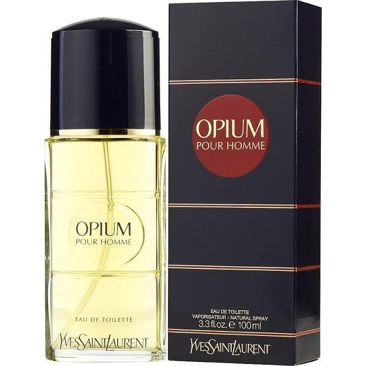 Opium Pour Homme by Yves Saint Laurent Edt Spray For Men 3.3oz Box