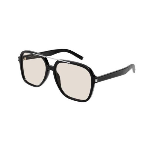 Saint Laurent SL 545 001 Black/yellow Square Women`s Sunglasses