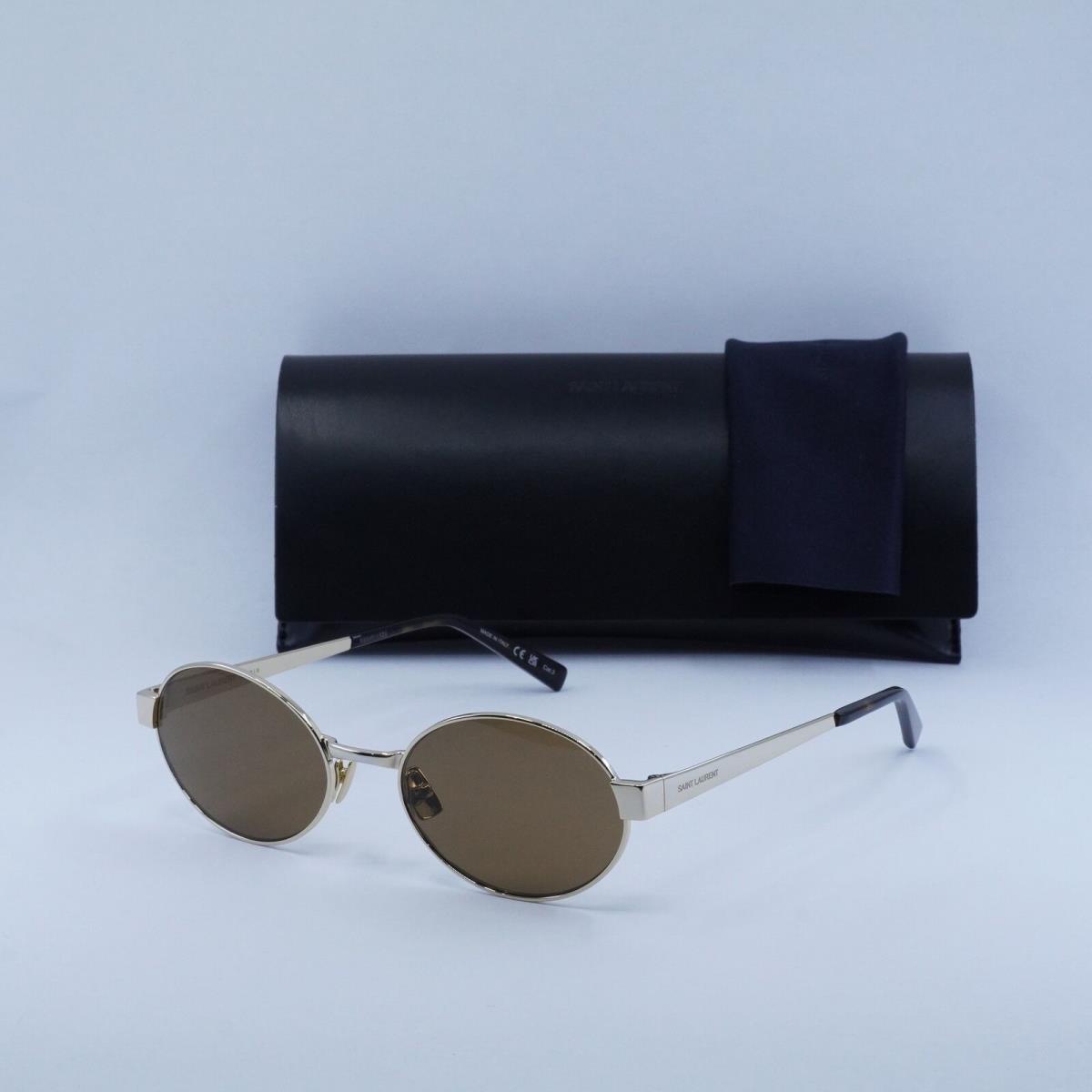 Saint Laurent SL692 004 Gold/brown 55-19-145 Sunglasses