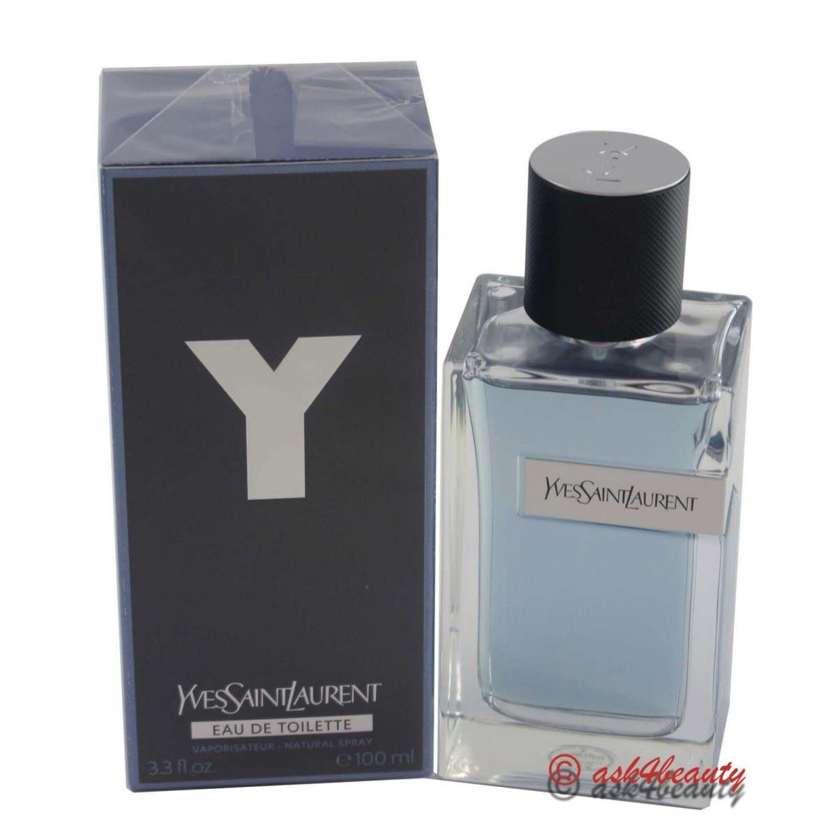 Y By Yves Saint Laurent 3.3oz/100ml Edt Spray For Men