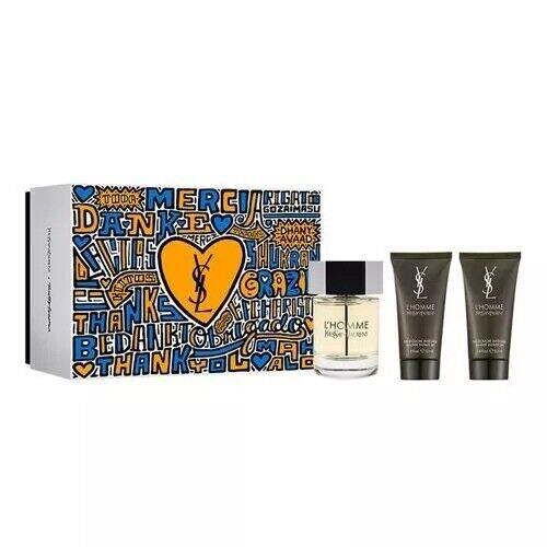 Yves Saint Laurent Men`s L`homme Gift Set Fragrances 3614273956734