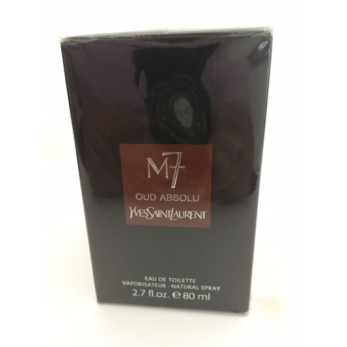 Yves Saint Laurent M7 Oud Absolu by Ysl 2.7oz Edt Spray For Men Rare