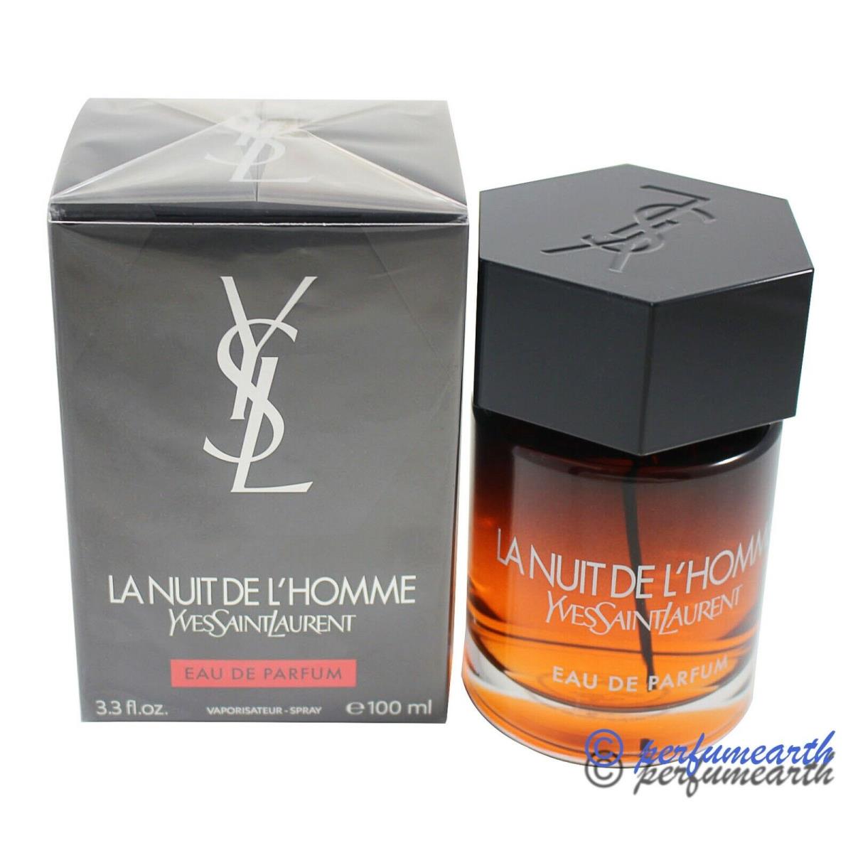 Yves Saint Laurent La Nuit De L`homme Eau De Parfum 3.4/3.3 oz Men